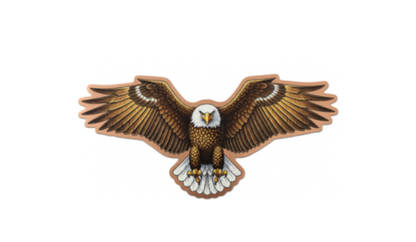 In Stock! 100 Gram Rise of the Eagle Colorized Copper in Display Box