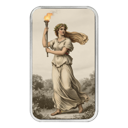Americana - The Ideal Colorized 1 oz Silver Bar (04/28)