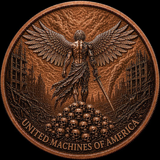 Mexico Libertad Judgement Day 2: The Fall of Man - Rise of Machine 5 oz Copper Medal (05/01)