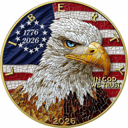 In Stock! 2026 U.S. Eagle Mosaic Eagle Edition 1 oz Silver Coin