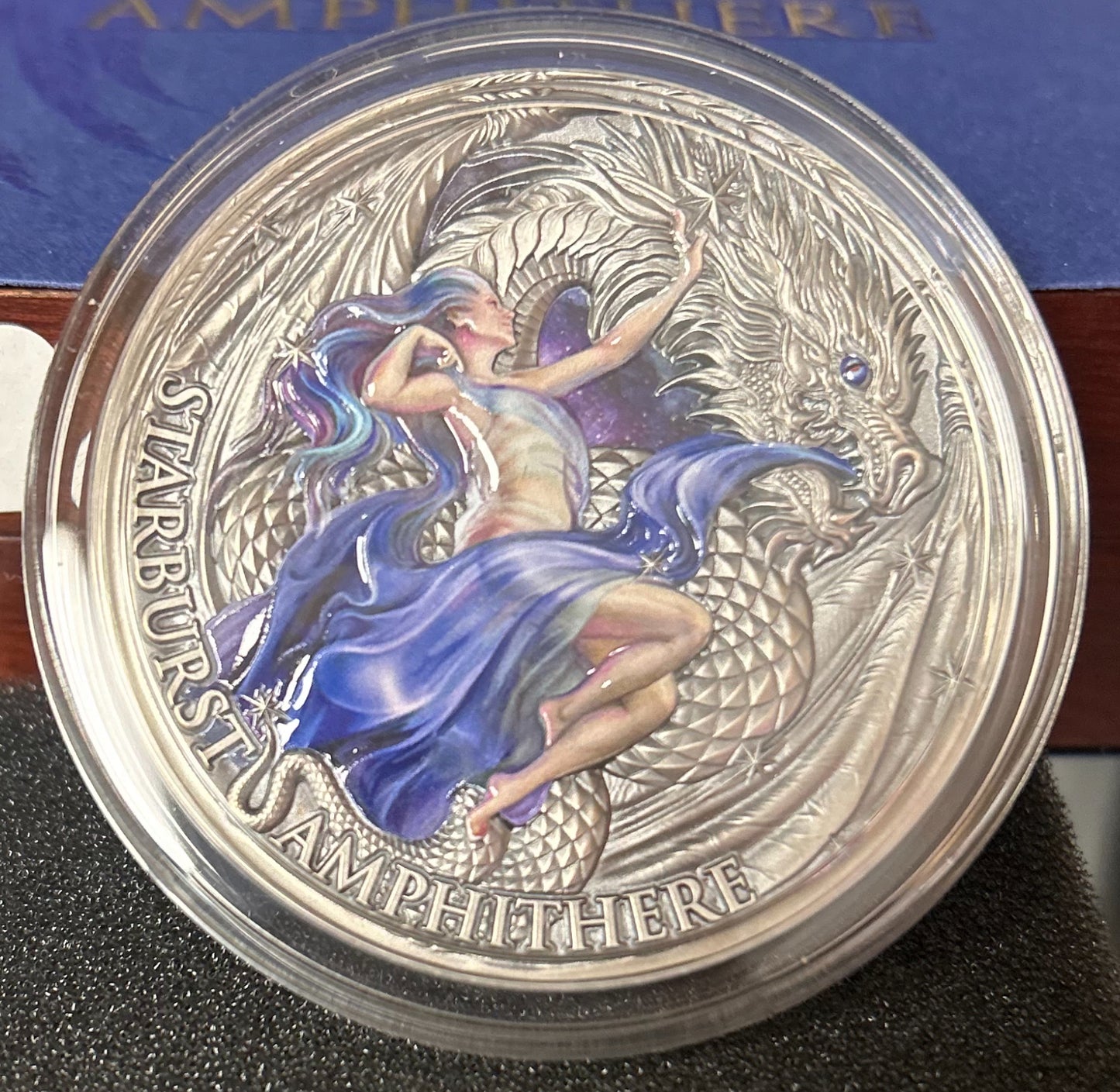 2024 Cameroon Dragonology Frost Dragon 2 oz Silver Coin (08/09)