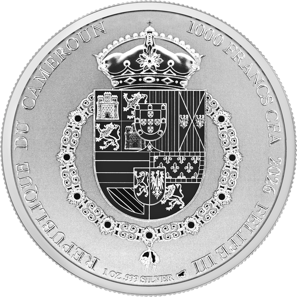 In Stock! 2026 Cameroon Don Quijote de la Mancha Proof 1 oz Silver Coin in Card