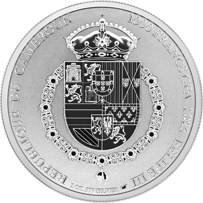 In Stock! 2026 Cameroon Don Quijote de la Mancha Proof 1 oz Silver Coin in Card