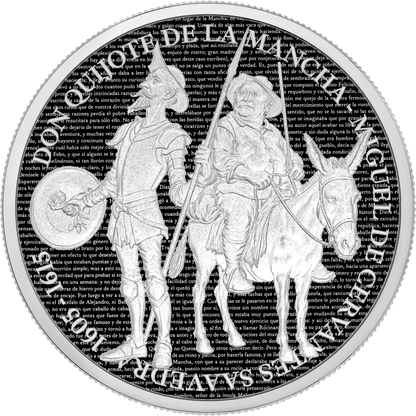 In Stock! 2026 Cameroon Don Quijote de la Mancha Proof 1 oz Silver Coin in Card