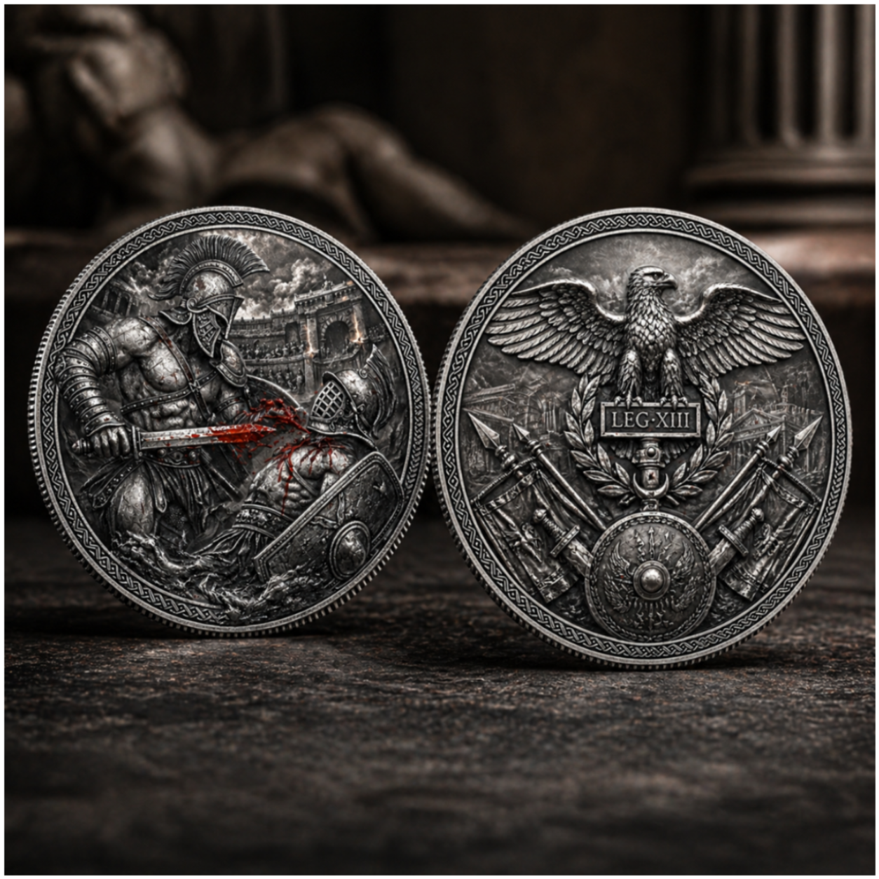 2026 High Relief Gladiator’s Aquila 5 AVDP oz .999 Pure Copper Coin