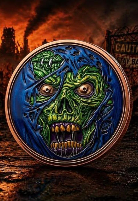 Stacker Z #1 Patient Zero 1 oz Copper Zombie Rounds (Open Mintage)