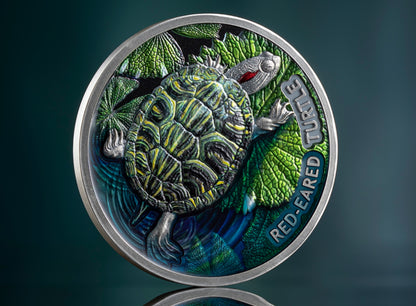 2024 Niue Red-Eared Turtle 2 oz Silver Coin (08/09)