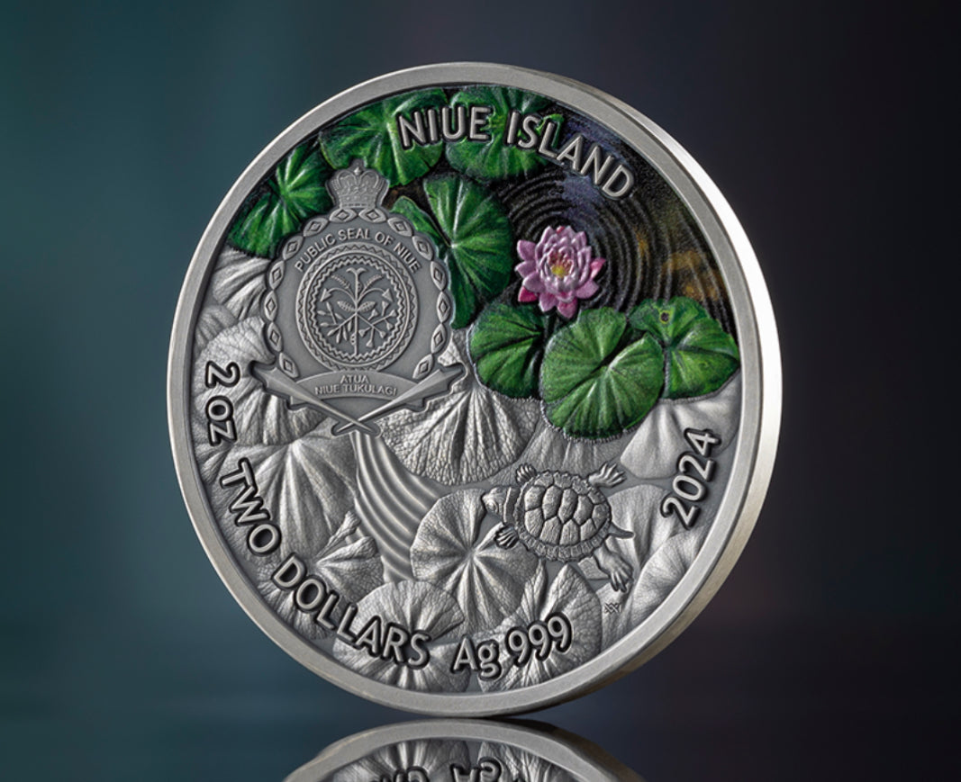 2024 Niue Red-Eared Turtle 2 oz Silver Coin (08/09)