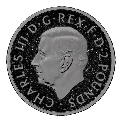 In Stock! 2026 Great Britain Lion & Eagle Triple Black Diamond Edition 1 oz Silver Coin