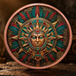 Aztec Sun Relic Colorized 5 oz Copper Round (05/08)