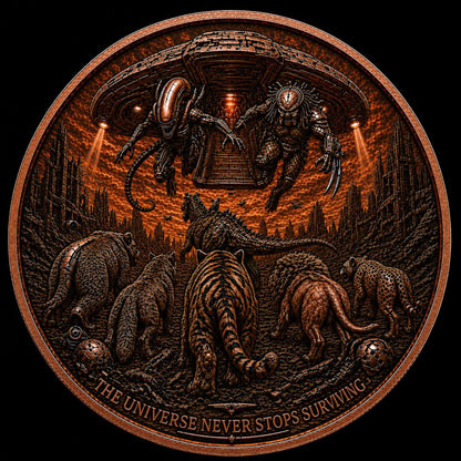 Mexico Libertad Judgement Day 3: Nature Rises - Machines Fall - Life Remains - 5 oz Copper Medal (2000 Mintage)