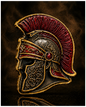 SPQR Roman Helmet Colorized 5 AVDP Oz .999 Fine Copper Limited Edition Collectible 1