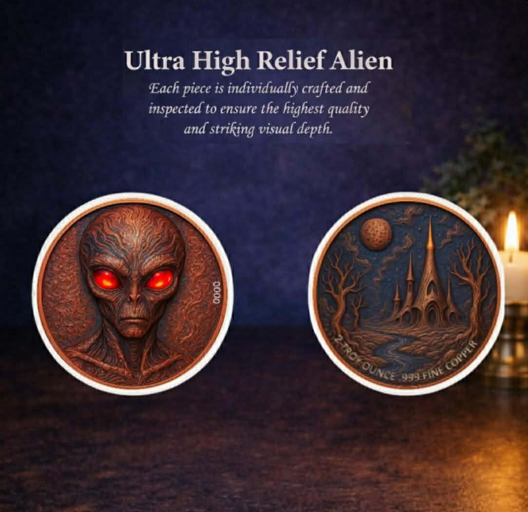Alien UHR 2 oz Copper Medal (05/11)