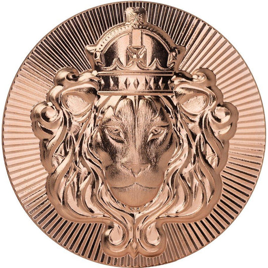 Scottsdale Lion Stacker 1 oz Copper Stackable Round