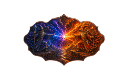 100 Gram Where Powers Collide Colorized Copper in Display Box