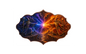 100 Gram Where Powers Collide Colorized Copper in Display Box