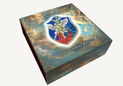 2024 St. Michael's Shield Dragonslayer Edition 2 oz Silver Stacker Medal (08/20)