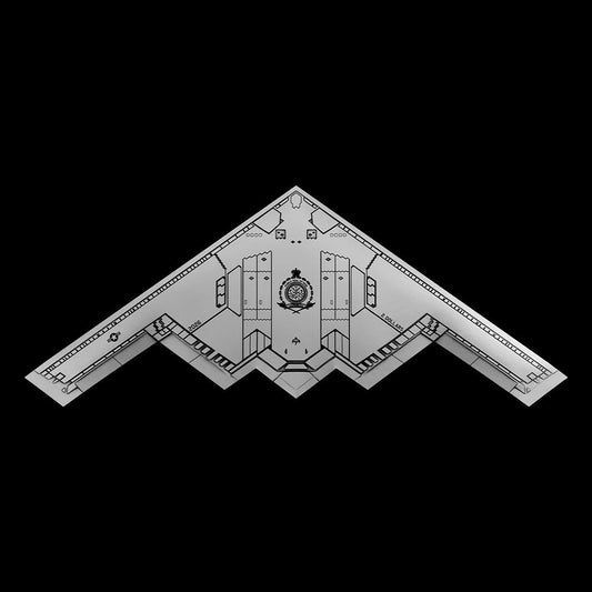 2026 Niue B-2 Spirit Stealth Bomber Shaped 1 oz Silver Coin (05/25)