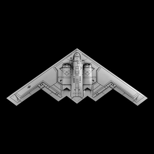 2026 Niue B-2 Spirit Stealth Bomber Shaped 1 oz Silver Coin (05/25)