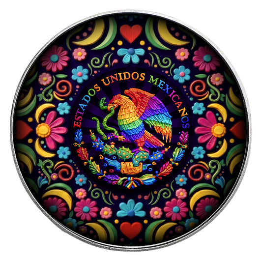 2024 Mexico Libertad Piñata Edition 1 oz Silver Coin (05/14)