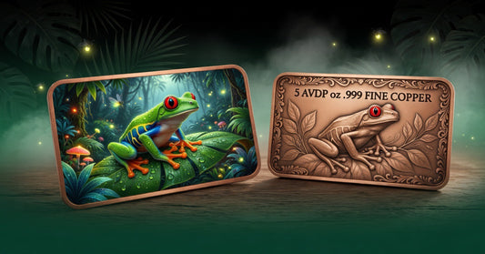 5 oz ADVP Frog Colorized Copper (7500 Max Mintage)