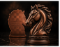 THE KNIGHT — 5 AVDP OZ .999 Fine Copper Chess-Inspired Horse Shaped Bar