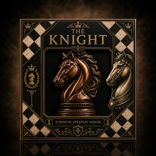 THE KNIGHT — 5 AVDP OZ .999 Fine Copper Chess-Inspired Horse Shaped Bar