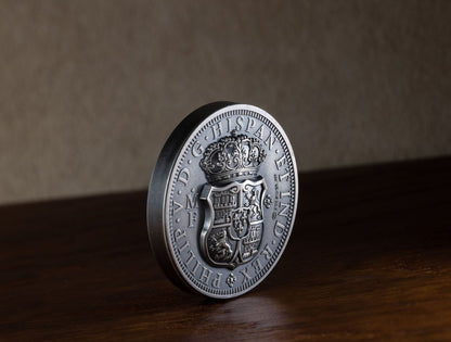 Special price: 2023 Mexican Columnario Tribute UHR Antiqued 2 oz Silver Medal