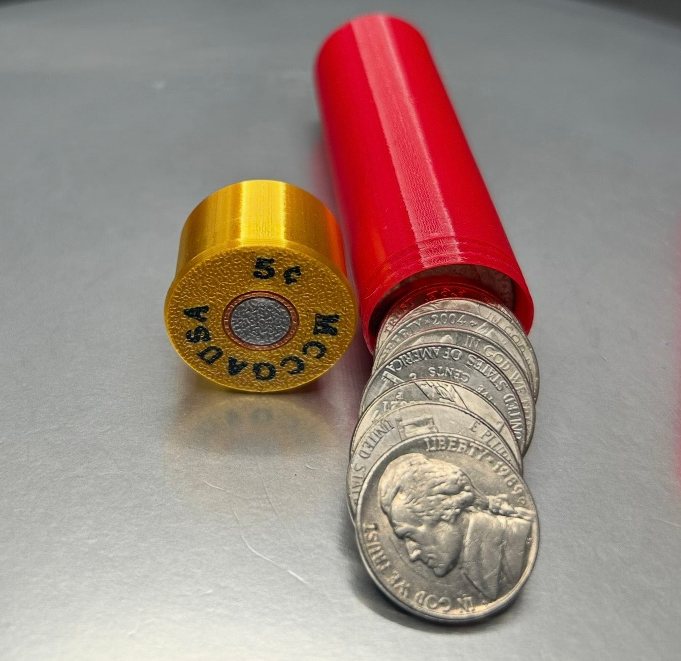 Shotgun Shell - Holds 90% Constitutional Nickels and More!
