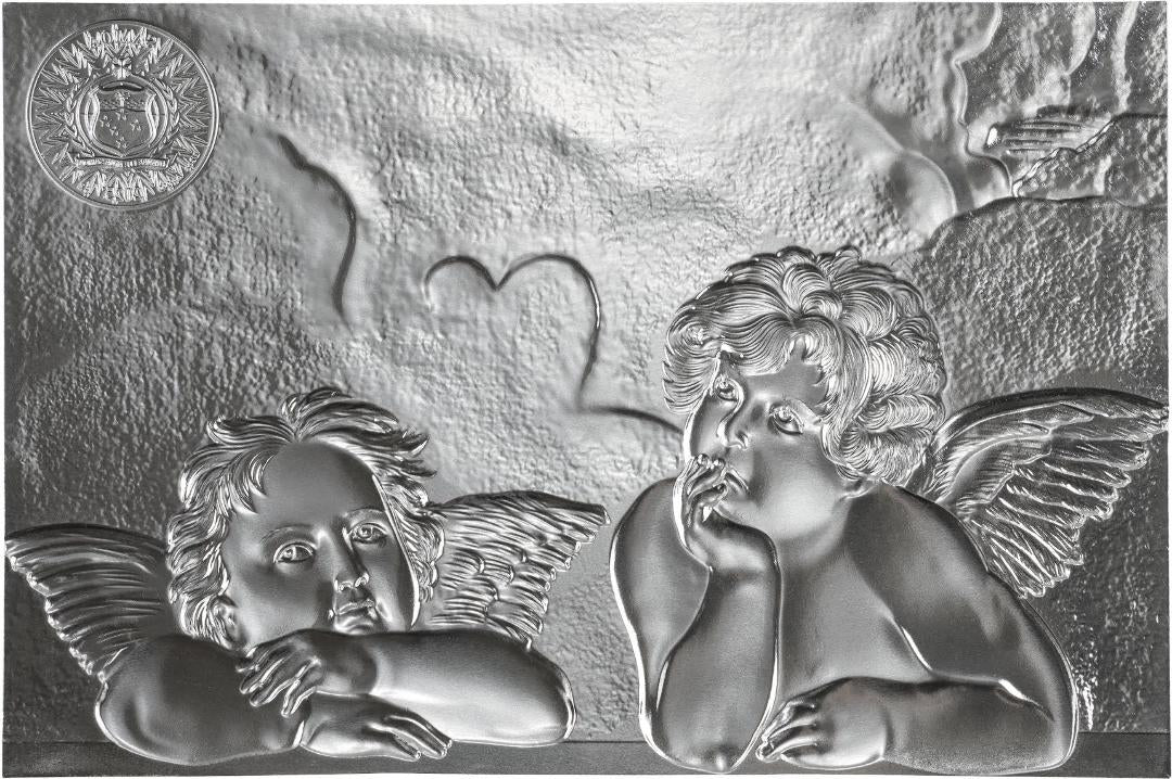 2025 Samoa Advanced Art Raphael 1/2 oz Silver 330x230mm Painting Coin (1500 Mintage)