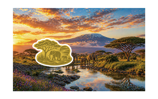 The Ivory Trail 1/1000 oz Gold Medal in Card (05/20)