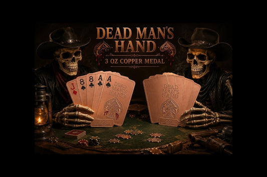 Dead Man's Hand HR 3 oz Copper Medal (05/21)