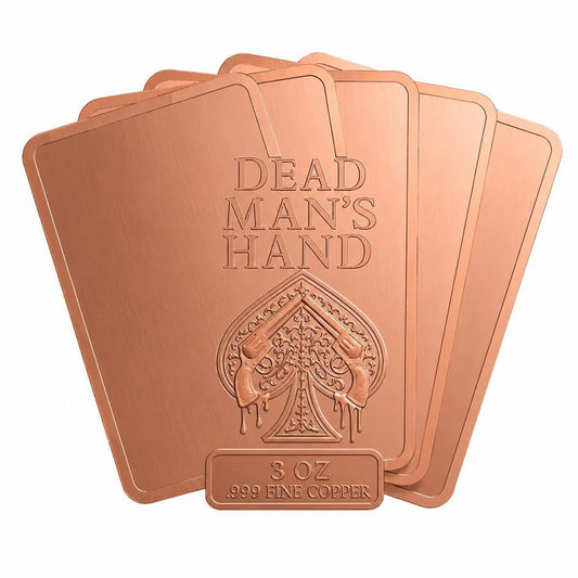 Dead Man's Hand HR 3 oz Copper Medal (05/21)
