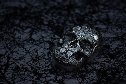 In Stock! KOMSCO Korea Calavera de Plata Skull Stacker 2 oz Silver Medal