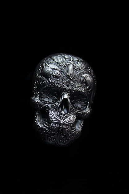 In Stock! KOMSCO Korea Calavera de Plata Skull Stacker 2 oz Silver Medal