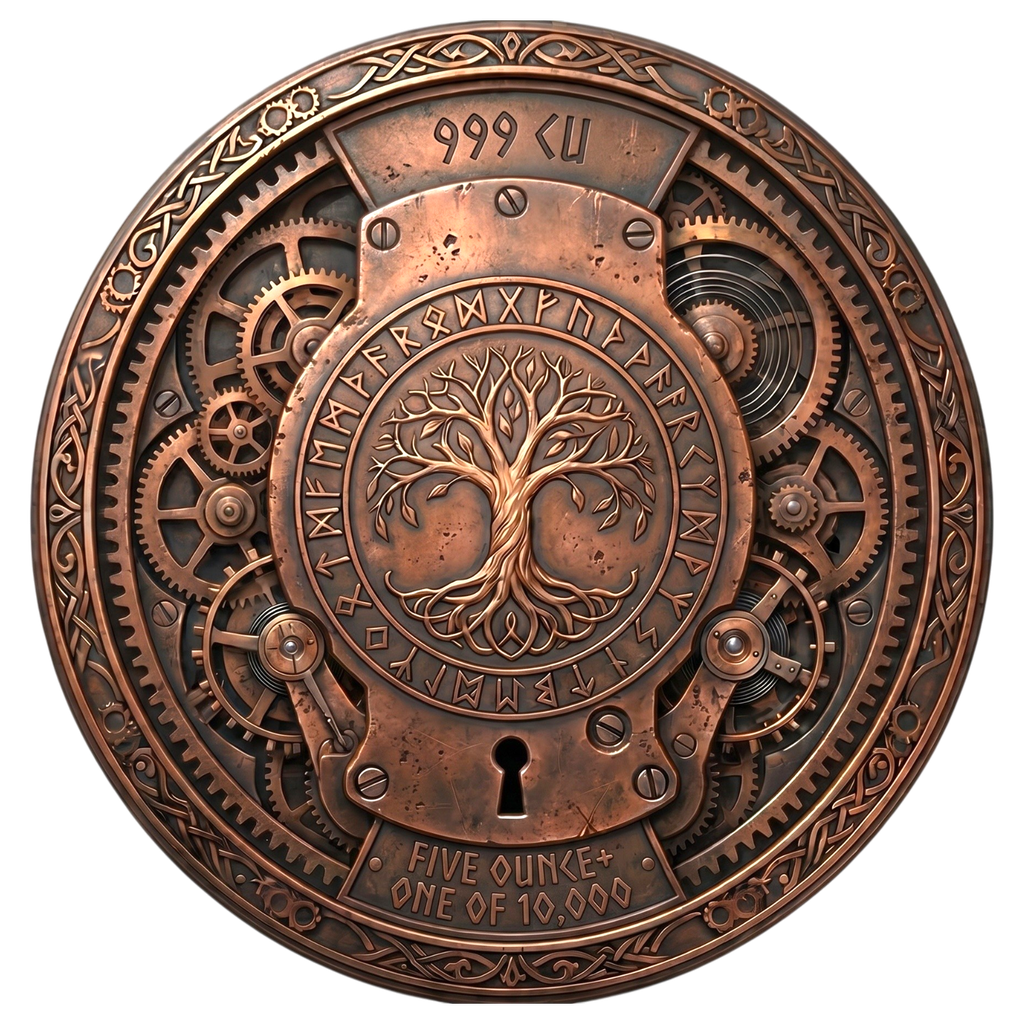 New Series! Norse Gods - Heimdall's Watch 5 oz Copper Medal (05/20)