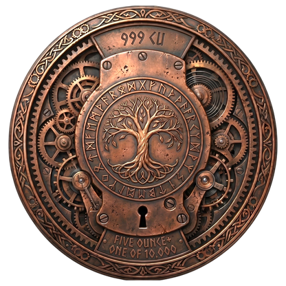 New Series! Norse Gods - Heimdall's Watch 5 oz Copper Medal (05/20)