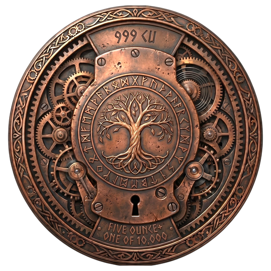 New Series! Norse Gods - Heimdall's Watch 5 oz Copper Medal (05/20)