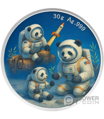 PANDA HOLIDAY Silver Coin 10 Yuan China 2025 (100 Mintage)