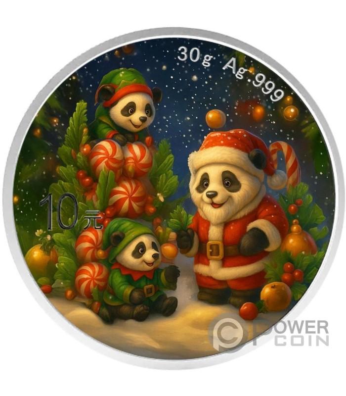 NINJA PANDAS Silver Coin 10 Yuan China 2025 (100 Mintage)