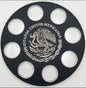 LIBERTAD WALL HANGER COIN DISPLAY! REVERSE SIDE IN A BLACK AND SILVER COLOR SCHEME.