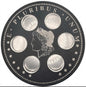 MORGAN DOLLAR WALL HANGER COIN DISPLAY! BLACK AND SILVER COLOR SCHEME.