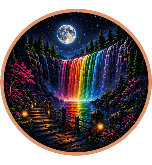 Enchanted Cascade Colorized 5 oz Copper Medal (05/21)