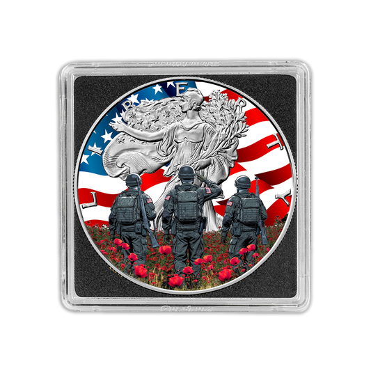 2026 U.S. Eagle Memorial Day Edition 1 oz Silver Coin (05/21)
