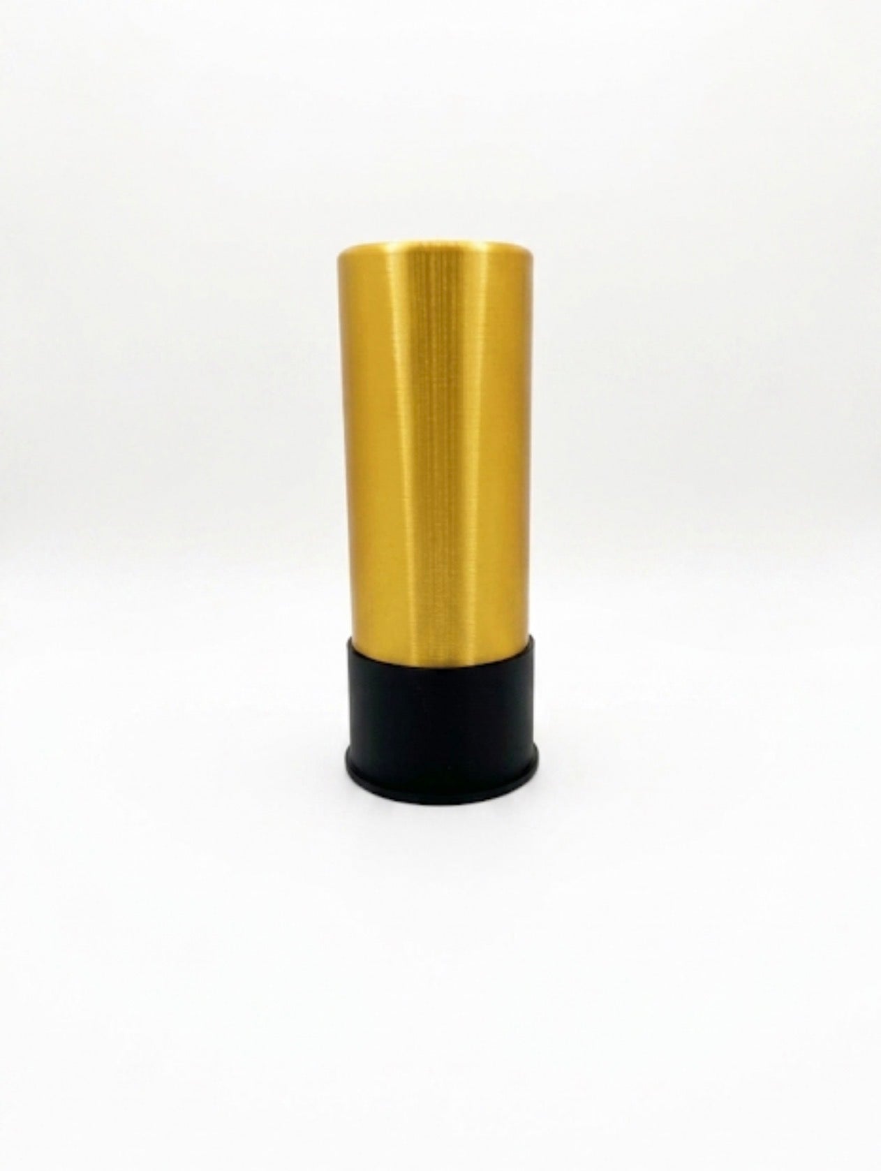 LARGE SHOTGUN SHELL COIN HOLDER FOR 1 oz COINS/ROUNDS IN AIR-TIGHT CAPSULES! GOLD AND BLACK COLOR SCHEME.