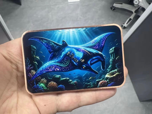 5 oz ADVP Stingray Colorized Copper (7500 Max Mintage)