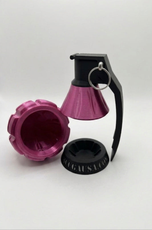FUCHSIA AND BLACK PINEAPPLE GRENADE!