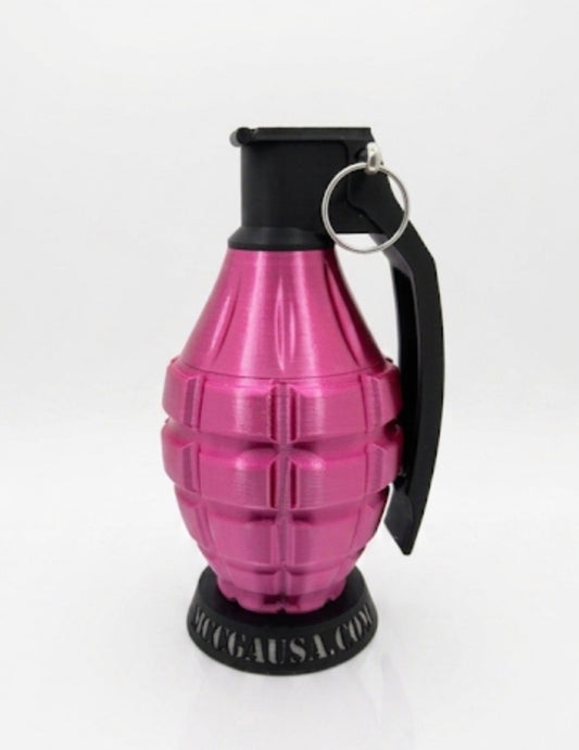 FUCHSIA AND BLACK PINEAPPLE GRENADE!