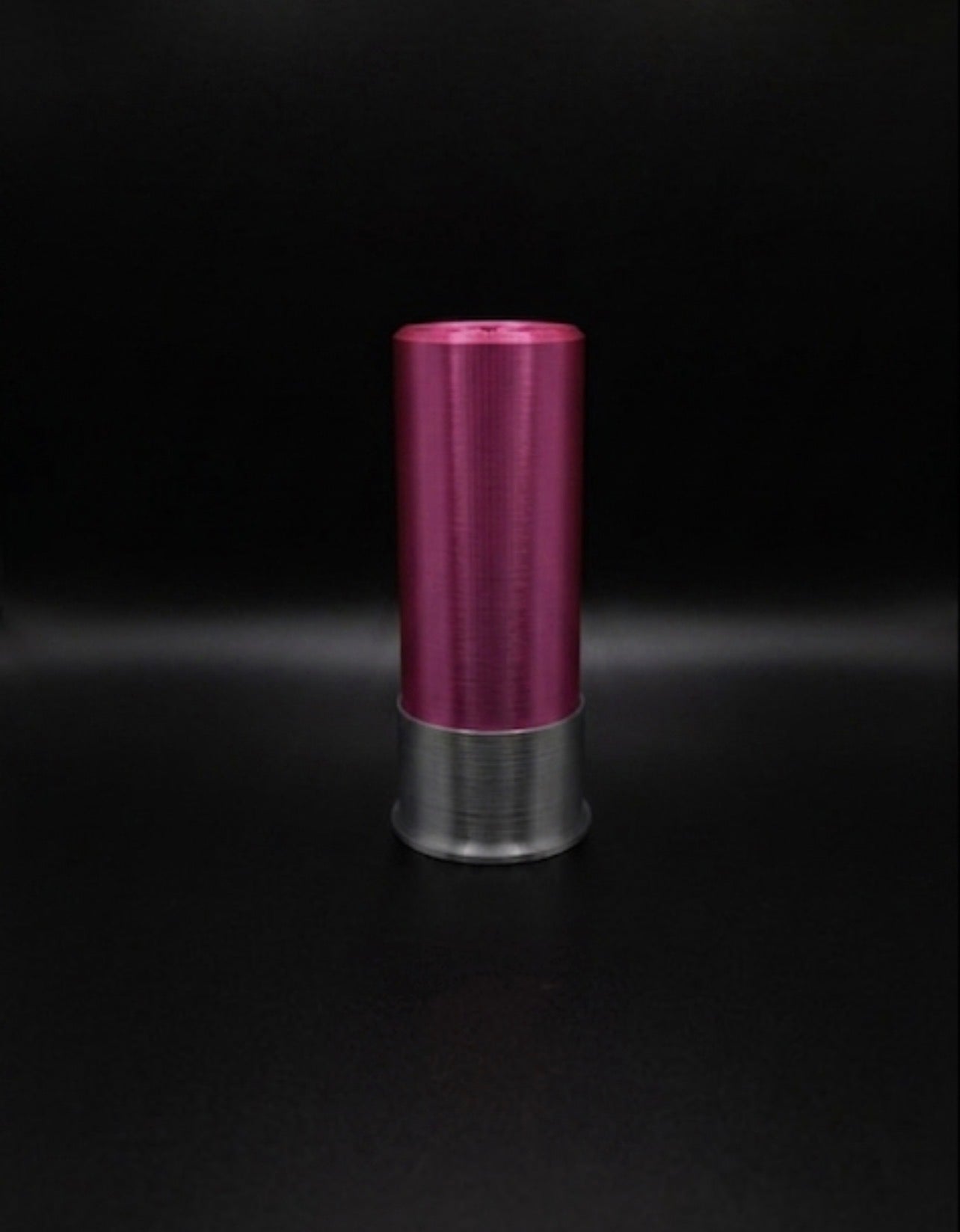 MEDIUM SHOTGUN SHELL COIN HOLDER FOR 1 oz RAW COINS/ROUNDS! FUCHSIA AND SILVER COLOR SCHEME.