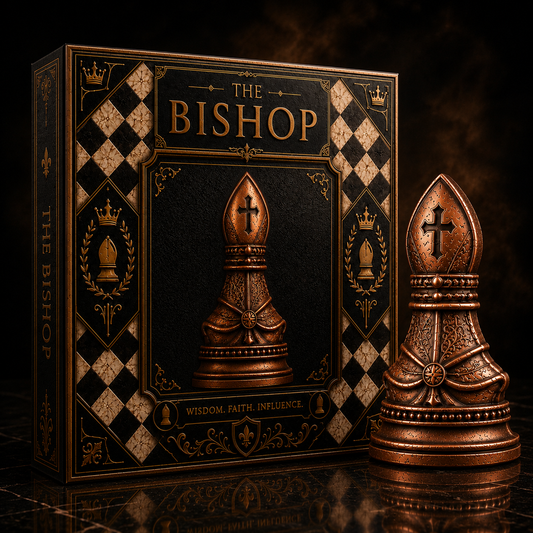 ♝ THE BISHOP — 5 AVDP OZ .999 Fine Copper Chess-Inspired Bishop